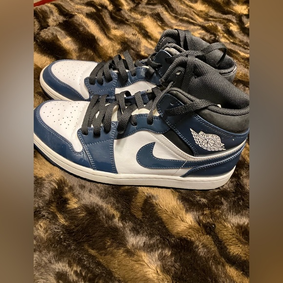 Jordan Shoes - Air Jordan 1 Armory Navy Blue Shoes size 10.5